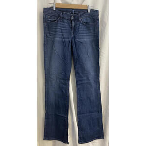 7 For All Mankind Jeans Flynt Rhinestone Pocket bootcut Womens Size 30  -009